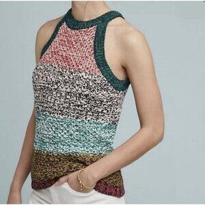 Anthropologie MAEVE Harmony Sleeveless Knit Sweater Tank Top Size SMALL S